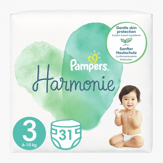 Scutece Harmonie mărimea 3, 6-10kg, 31 buc