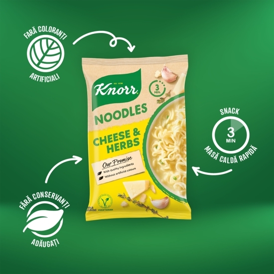 Supă instant noodles cu brânză 61g