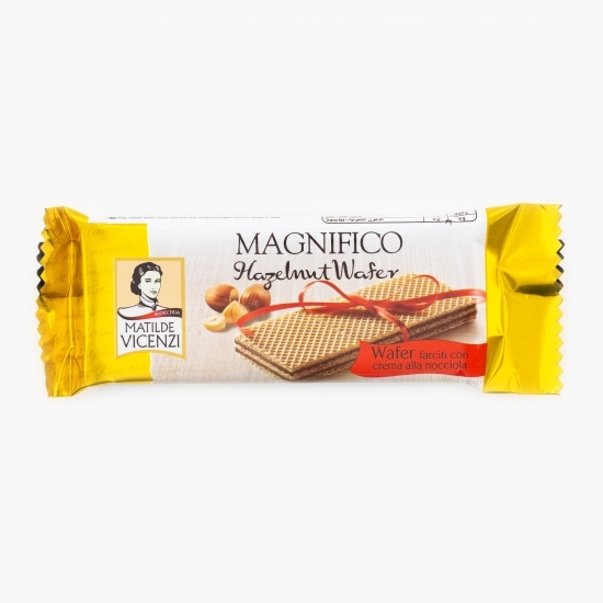 Napolitană umplută cu cremă de alune 25g