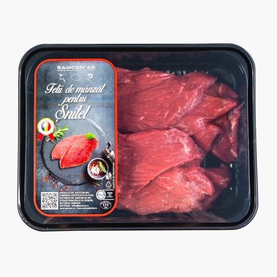 Felii pentru șnițel mânzat 500g