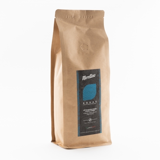 Cafea boabe eco artizanală decofeinizată Aquae 500g