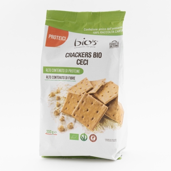 Crackers eco din năut, ulei de măsline și sare de Cervia 200g