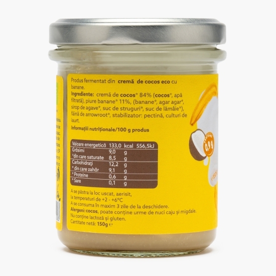 Produs fermentat Joyurt din cocos cu banane eco 150g