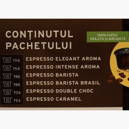 Pachet capsule Cafissimo Espresso Collection, 6 arome, 60 buc, 450g