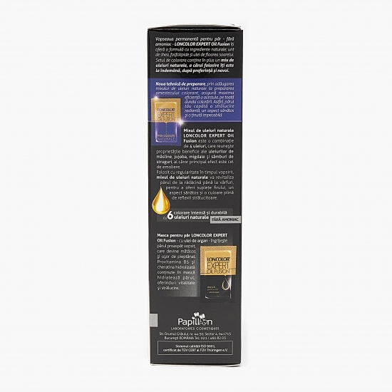 Vopsea permanentă pentru păr Expert Oil Fusion 3.16 Șaten violet închis 100ml