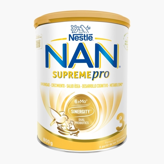 Formulă de lapte praf Supreme Pro 3, 1-2 ani, 800g