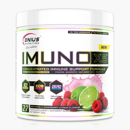 Complex imunitar Imuno-X5® Citrice & zmeură 240g/27 porții 