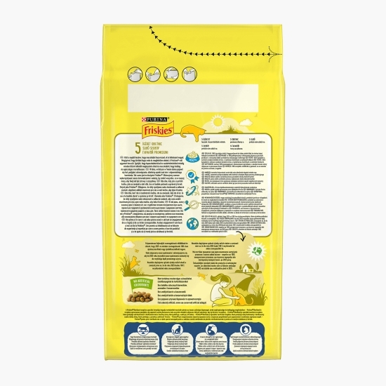 Hrană uscată pentru pisici adulte sterile, 1.5kg, cu somon și legume