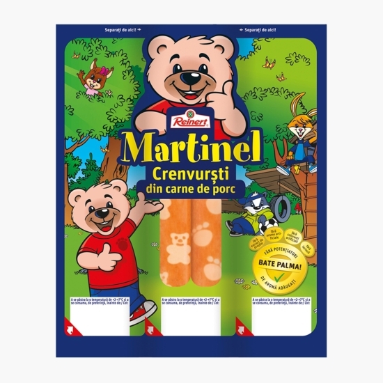 Crenvurști din carne de porc 6 buc, 180g