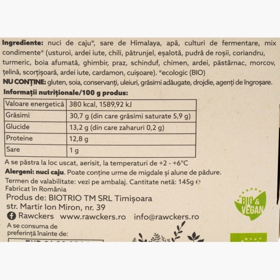 Specialitate Brawnză din caju Watamu eco, maturată 145g