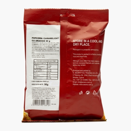 Popcorn glazurat cu arahide 90g