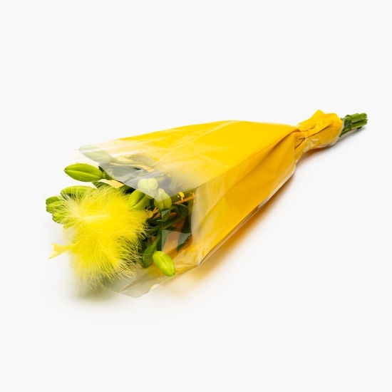 Buchet cu crin asiatic, model Paște, 5 fire