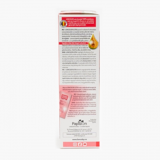 Vopsea permanentă pentru păr Ultra 8.66 Roșu intens deschis 100ml