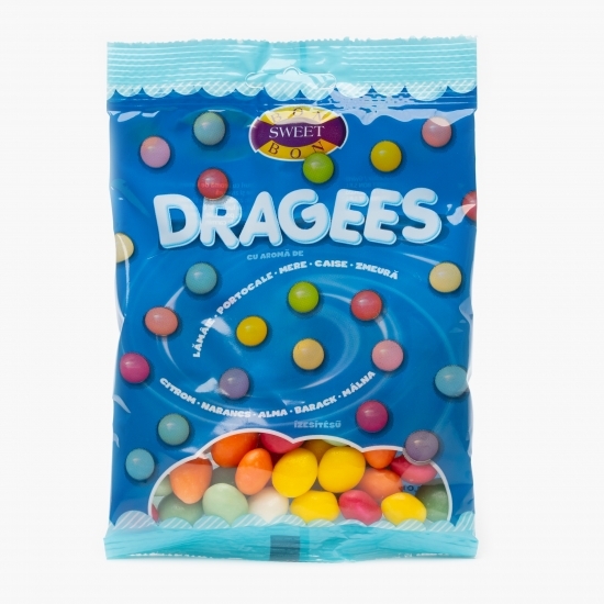 Drajeuri cu aromă de lămâie, portocale, mere, caise și zmeură 100g