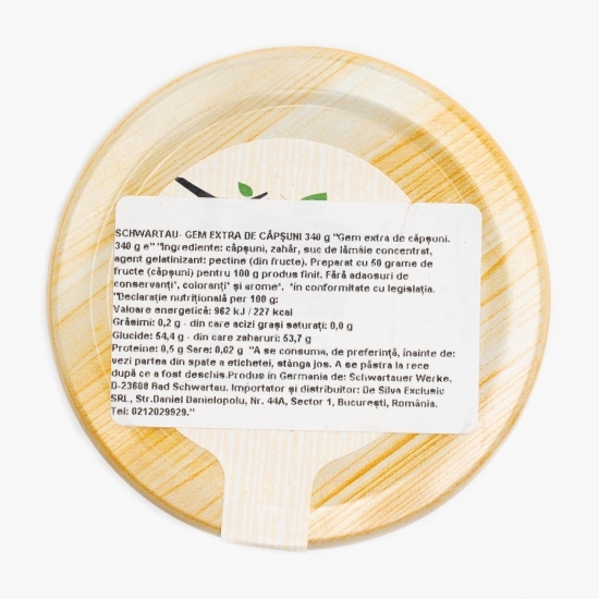 Dulceață extra de căpșuni 340g