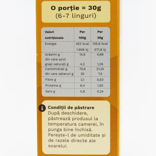 Pernuțe eco crocante cu cremă de ciocolată și alune, fără gluten 250g