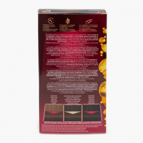 Vopsea de păr permanentă Deluxe Oil-Care Color 4-65 șaten sclipitor 135ml