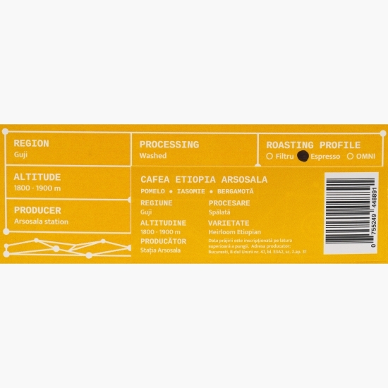 Ethiopia Arsosala 250g cafea de specialitate boabe