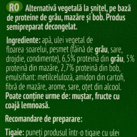 Șnitel vegetal 180g