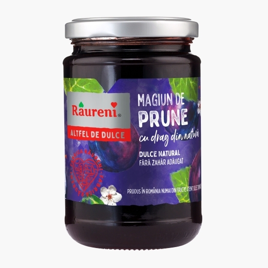 Magiun de prune fără adaos de zahăr 350g 