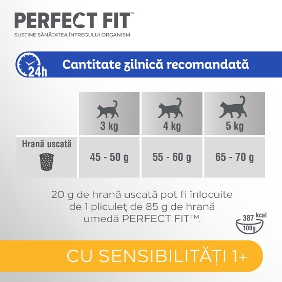 Hrană uscată pentru pisici sensibile adulte, 750g, curcan