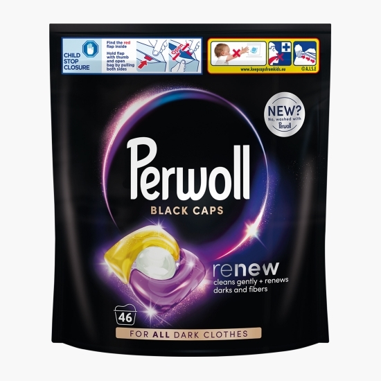 Detergent de rufe capsule Renew Black Caps, 46 spălări