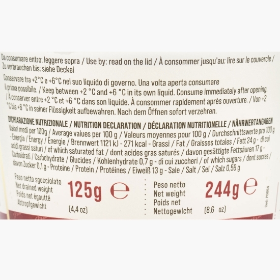 Mozzarella din lapte de bivoliță 125g