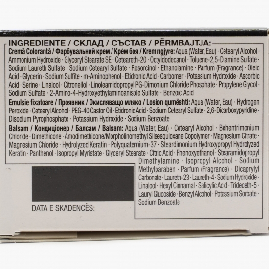 Vopsea de păr permanentă Professional Performance 4-1 șaten negru 115ml