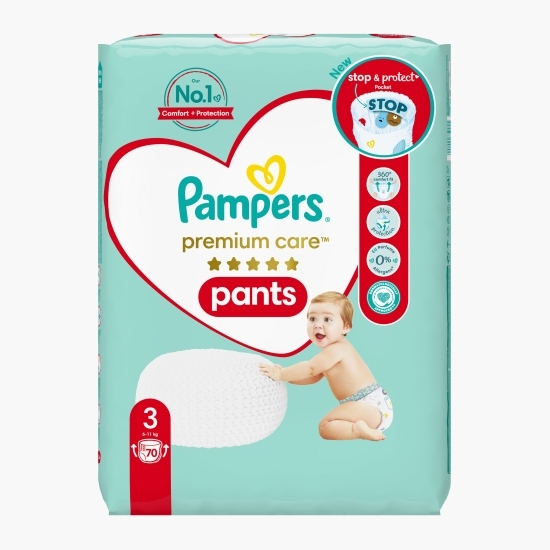 Scutece chiloțel Pants Premium Care Mega Box mărimea 3, 6-11kg, 70 buc