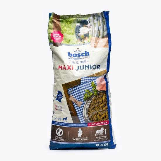 Hrană uscată pentru câini juniori de talie mare, 15kg