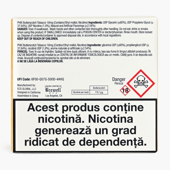 Rezerve țigări electronice Pods 2 Pack Butterscotch (2x1.5ml) 18mg