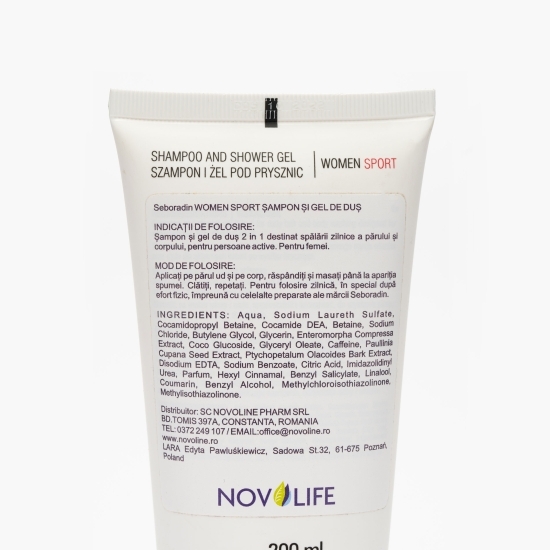 Șampon și gel de duș 2în1 Women Sport 200ml