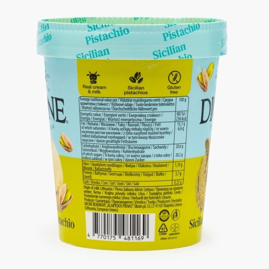 Înghețată cu fistic sicilian 475ml (376g)