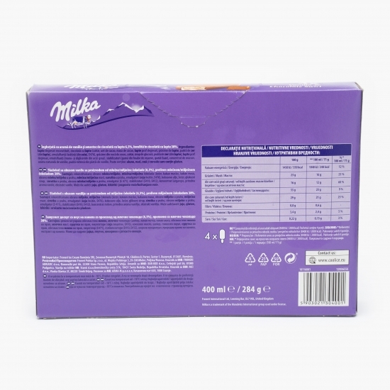 Îngheţată de vanilie cu ciocolată 284g