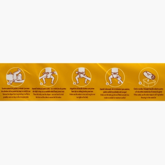 Scutece chiloțel din bambus mărimea 4, 10-15kg, 84 buc