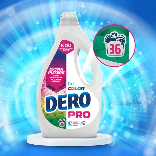 Detergent de rufe lichid Pro Gel Color, 36 de spălări, 1.8l