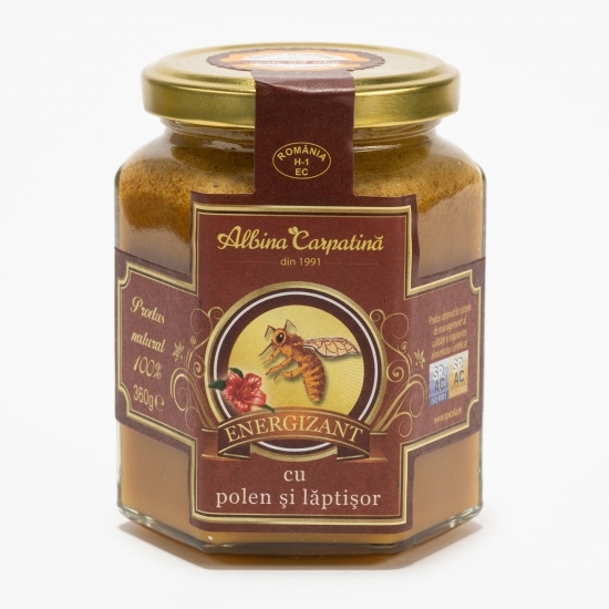 Energizant cu polen și lăptișor 360g