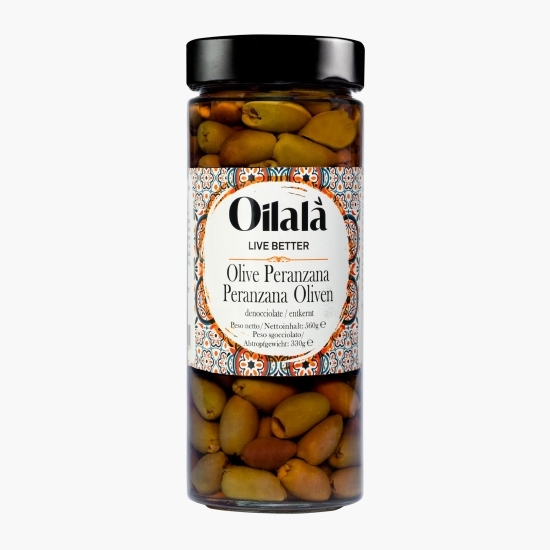 Măsline Peranzana, fără sâmburi, 560g
