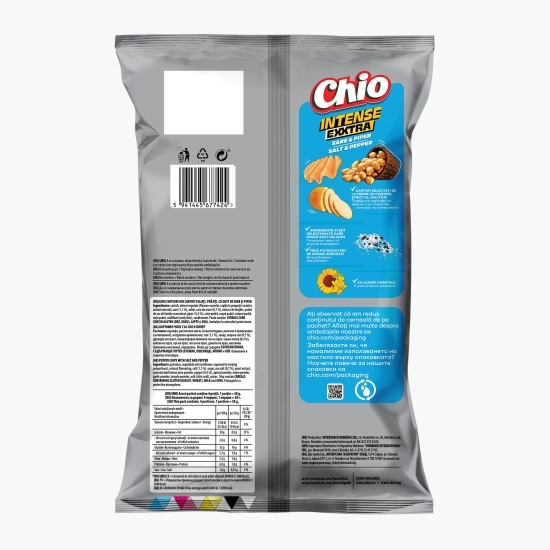 Chipsuri Exxtra Intense cu sare și piper 120g