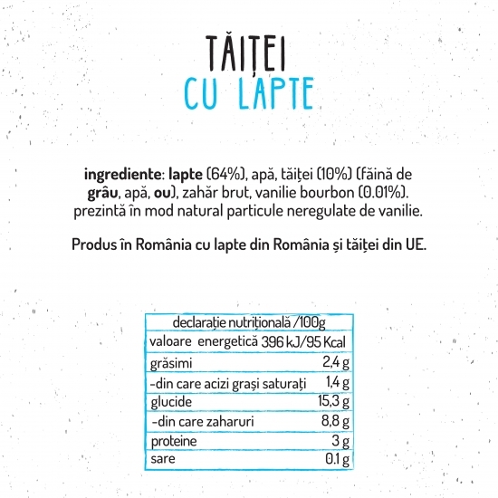 Tăiței cu lapte 470g