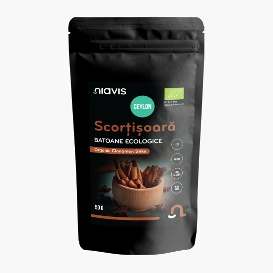 Scorțișoară Ceylon batoane ecologice 50g