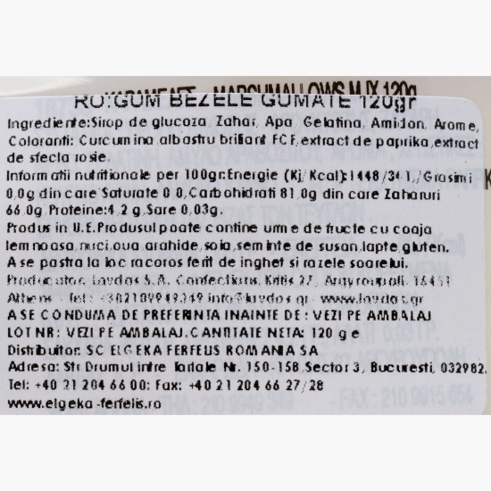 Bezele gumate Marshmallow Mix 120g