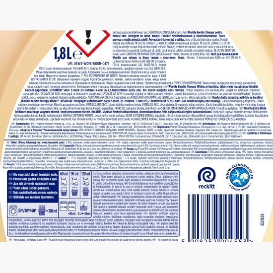Detergent de rufe lichid Whites, 30 spălări, 1.8l