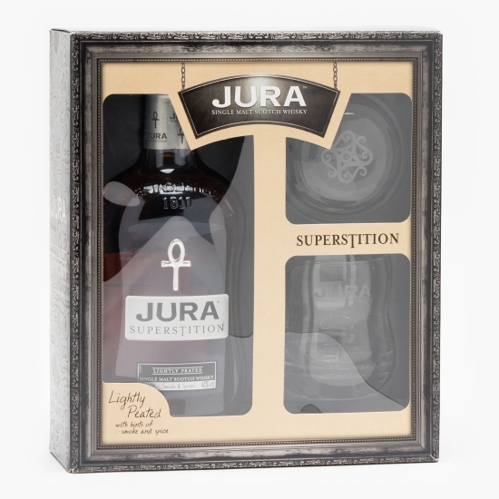 Single Malt Whisky, 43%, Scotland, 0.7l + 2 pahare