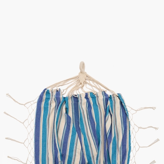 Hamac blue&white 200x150cm