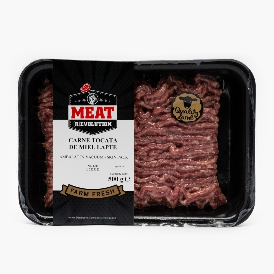 Carne tocată de miel de lapte 500g