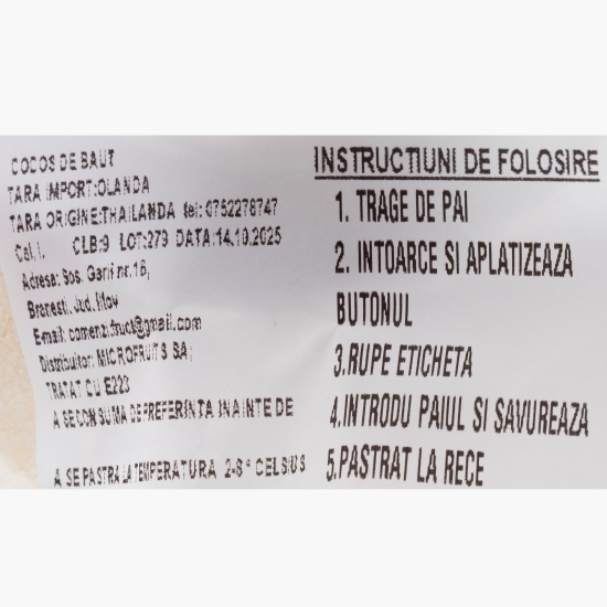 Nucă cocos de băut 1 buc