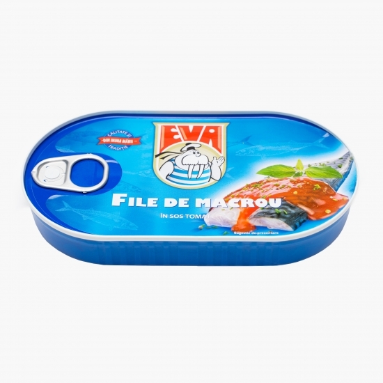 File de macrou în sos de roșii 170g