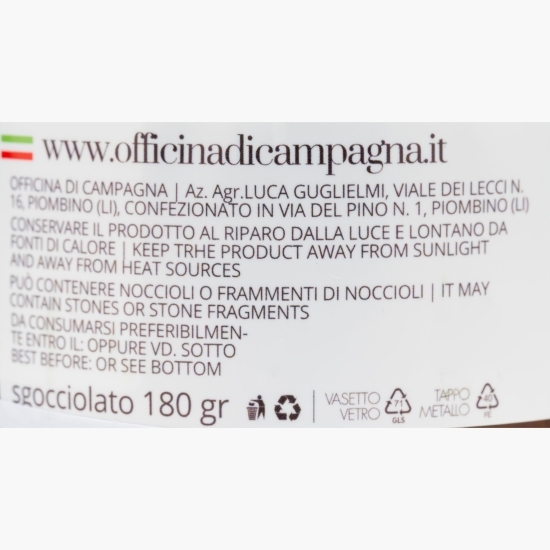 Măsline negre Leccino cu sâmburi, condimentate, în ulei de măsline extravirgin, by Măslinescu 280g