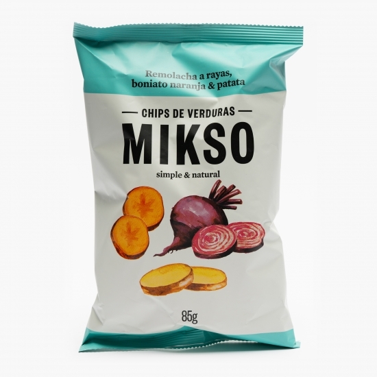 Chipsuri din sfeclă, cartofi și cartofi dulci 85g